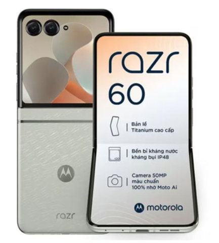 Motorola Razr 60 (8GB/256GB) - Trắng Ngọc Ngà