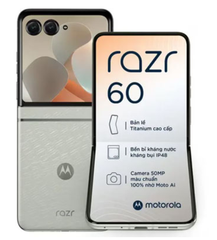  Motorola Razr 60 (8GB/256GB) - Trắng Ngọc Ngà 