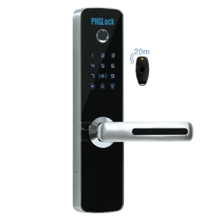 Khóa điện tử PHGlock FP7153W Silver Remote