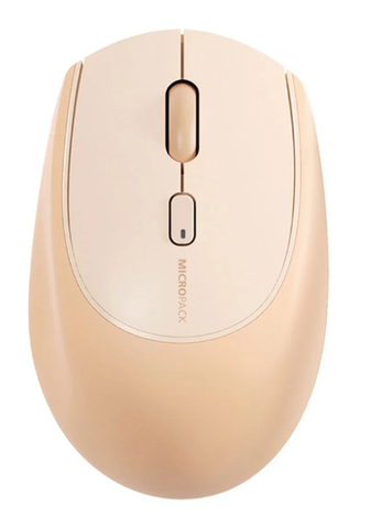 Chuột không dây MicroPack Lifestyle Silent MS-201W - Be