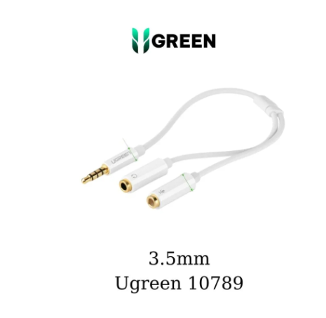 Cáp chia âm thanh 3.5mm Ugreen 10789 (20cm)