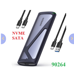  Box SSD M.2 NVMe + SATA Ugreen 90264 (10Gbps) 