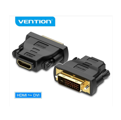 Đầu chuyển HDMI to DVI /DVI to HDMI (HDMI Cable ) Vention ECDB0