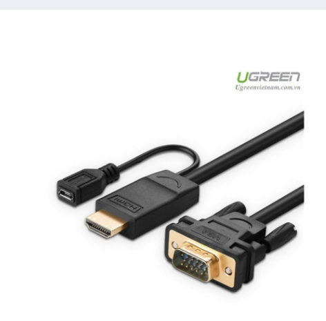 Cáp chuyển HDMI sang VGA dài 1M5 cao cấp Ugreen 30449