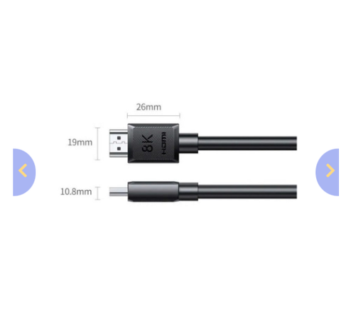 Cáp dữ liệu VIDEO HDMI HD175 8K dài 5M Ugreen