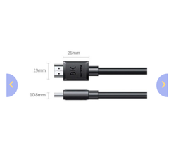  Cáp dữ liệu VIDEO HDMI HD175 8K dài 5M Ugreen 