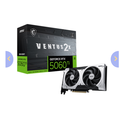 VGA MSI RTX 5060 Ti 8GB VENTUS 2X PLUS GDDR7