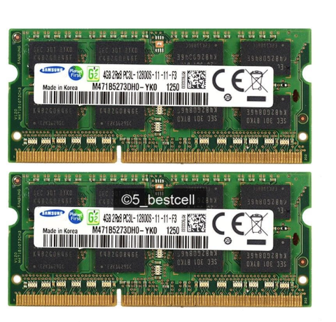 Ram DDR3L Laptop Máy Bộ 4G/1600