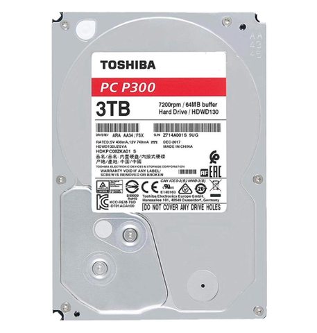 Ổ cứng Toshiba P300 3Tb 7200rpm 64MB