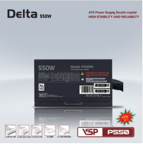 Nguồn mới VSP Delta P550W