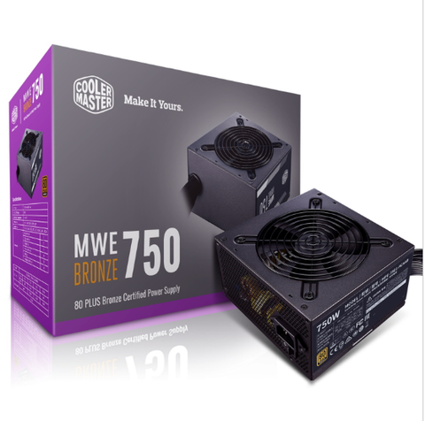 Nguồn mới CoolerMaster MWE 750 BRONZE - V2 230V