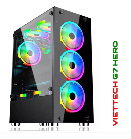 VỎ CASE GAMMING VIETTECH G7 – HERO  ĐEN