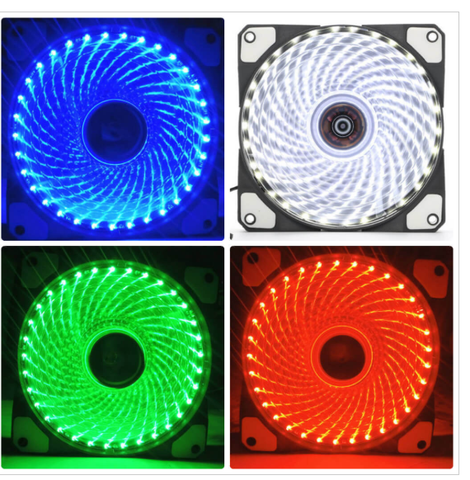 Fan case 12cm Led 33 bóng (Green/Red/Blue)