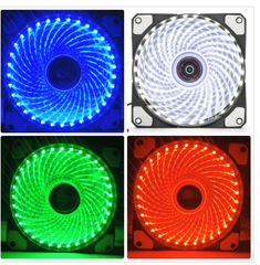  Fan case 12cm Led 33 bóng (Green/Red/Blue) 