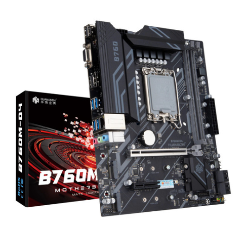 MAINBOARD HUANANZHI B760M-D4 DDR4 BLACK