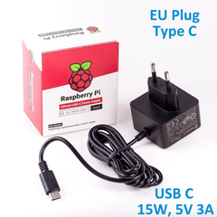  Raspberry Pi 15W USB-C Power Supply 