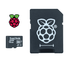  MicroSD 16GB Raspberry Pi OS Pre-installed 