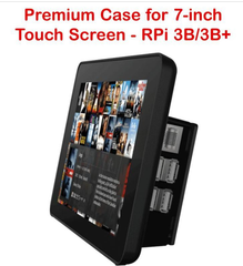  Premium Case for 7 Inch Touchscreen Display - RPi 3B/3B+ 