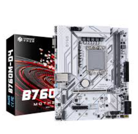 MAINBOARD HUANANZHI B760M-D4 DDR4 WHITE