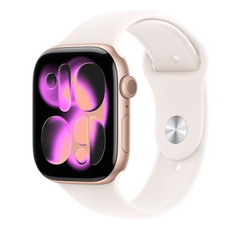  Apple Watch Series 11 GPS 46mm viền nhôm dây thể thao - Vàng Hồng 