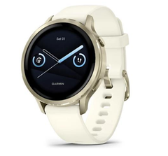  Garmin Venu 4 41mm dây silicone - Trắng Starlight 