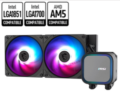  TẢN NHIỆT NƯỚC CPU MSI MAG CORELIQUID A13 240 ARGB MÀU ĐEN 
