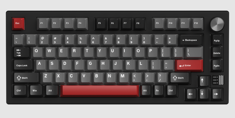 BÀN PHÍM CƠ DAREU EK75 PRO AL - BLACK RED