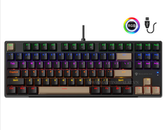  BÀN PHÍM CƠ GAMING CÓ DÂY MACHENIKE K500B-B87 RED SWITCH RGB - Đen 