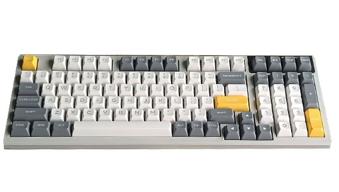 BÀN PHÍM CƠ KHÔNG DÂY FL-ESPORTS FL980 - Trắng/xám