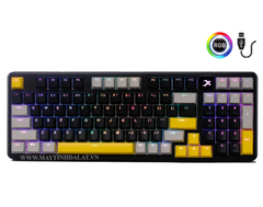  BÀN PHÍM CƠ QUANG HỌC XIBERIA XS980 MÀU ĐEN VÀNG 