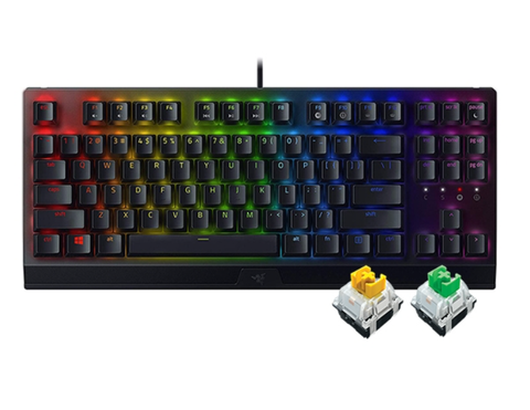 BÀN PHÍM CƠ RAZER BLACKWIDOW V3 TENKEYLESS MÀU ĐEN