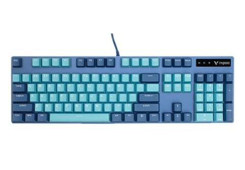 BÀN PHÍM CƠ RAPOO V500 PRO CÓ DÂY FULLSIZE - Xanh dương