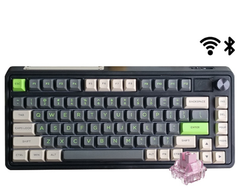  BÀN PHÍM CƠ KHÔNG DÂY FL-ESPORTS CMK75 DESERT GREY FLCMMK ICE PINK SWITCH 