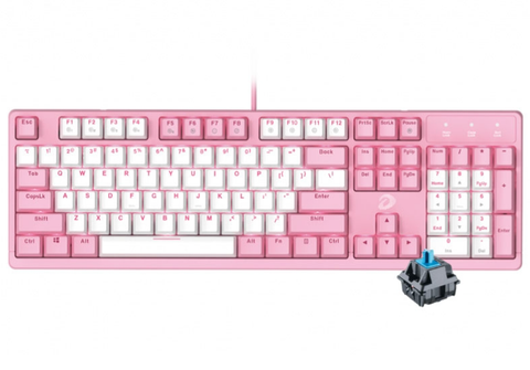 BÀN PHÍM CƠ GAMING DAREU EK1280S FULLSIZE MÀU HỒNG BLUE SWITCH