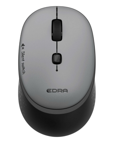 Chuột không dây công thái học EDRA EM610W - Đen