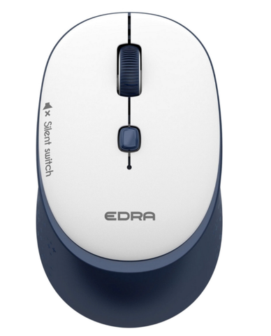 Chuột không dây công thái học EDRA EM610W - Xanh