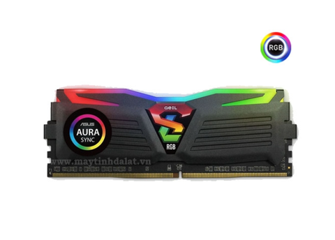 RAM GEIL SUPER LUCE RGB BLACK 16GB (1X16GB) DDR4 3200MHZ