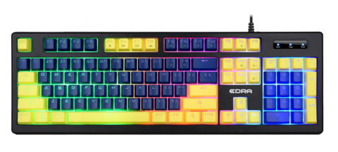 Bàn phím EDRA EK302 - Yellow Blue