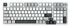  Bàn phím chơi game cơ EDRA EK398W - Light Gray + White + Dark Gray 