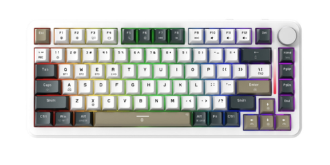 Bàn phím chơi game cơ EDRA EK375W - White