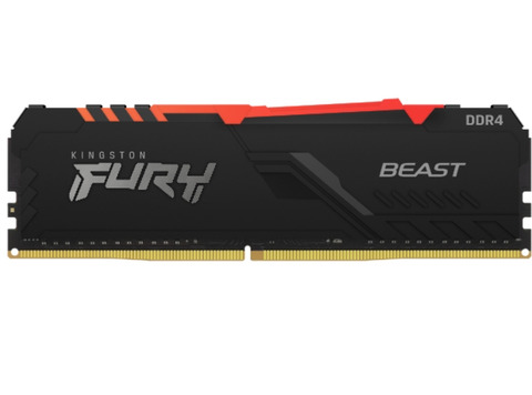 RAM KINGSTON FURY BEAST RGB 16GB (1 X 16GB) DDR4 3600MHZ