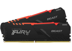  RAM KINGSTON FURY BEAST RGB KIT 32GB (2 X 16GB) DDR4 3600MHZ 