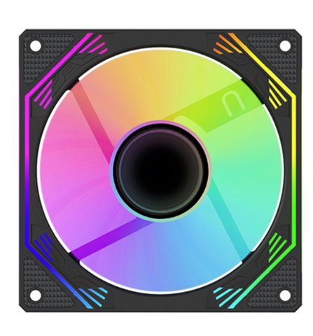 QUẠT TẢN NHIỆT CASE MAGIC SNOWMAN F-120 ARGB - Đen