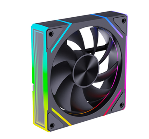 QUẠT TẢN NHIỆT CASE MAGIC SNOWMAN F-125 ARGB - Đen