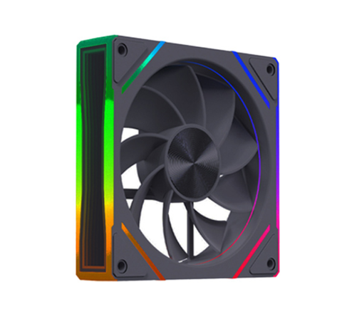 QUẠT TẢN NHIỆT CASE MAGIC SNOWMAN REVERSE F-125 ARGB - Đen