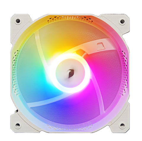 QUẠT TẢN NHIỆT CASE 1STPLAYER VT WHITE RGB MÀU TRẮNG