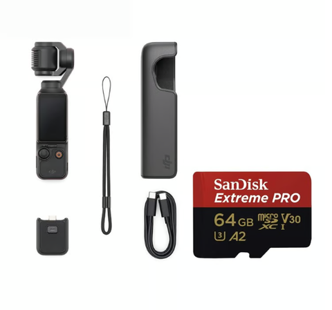 DJI Osmo Pocket 3 + MicroSDXC Sandisk Extreme Pro 64GB