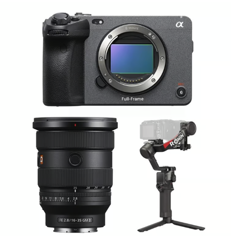Sony FX3 + Sony FE 16-35mm F2.8 GM II + Gimbal DJI RS 4