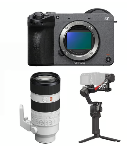 Sony FX2B + Sony FE 70-200mm F2.8 GM OSS II + DJI RS 4