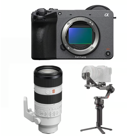 Sony FX2B + Sony FE 70-200mm F2.8 GM OSS II + DJI RS 4 Pro